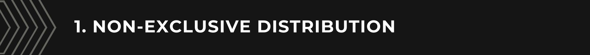 Non-Exclusive Distribution